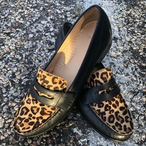 Cole Haan Penny Moc II Calf Hair Loafer size 9